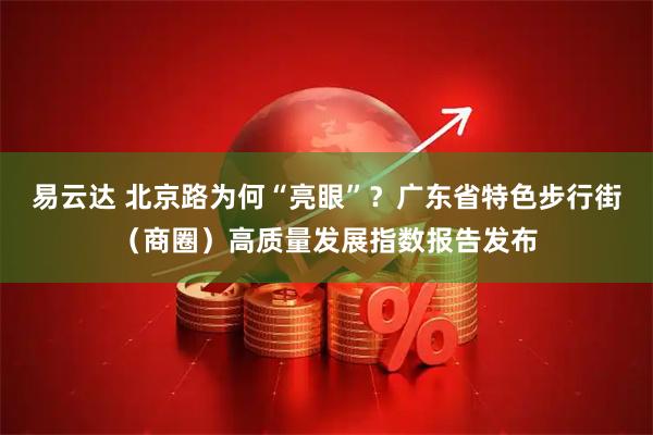 易云达 北京路为何“亮眼”？广东省特色步行街（商圈）高质量发展指数报告发布