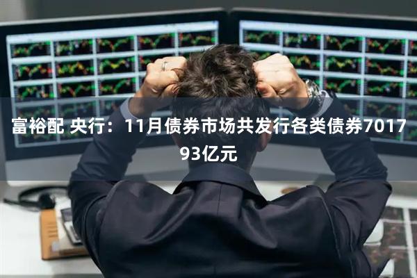 富裕配 央行：11月债券市场共发行各类债券701793亿元